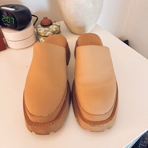 A&E Tan Slip-On Women’s Shoes